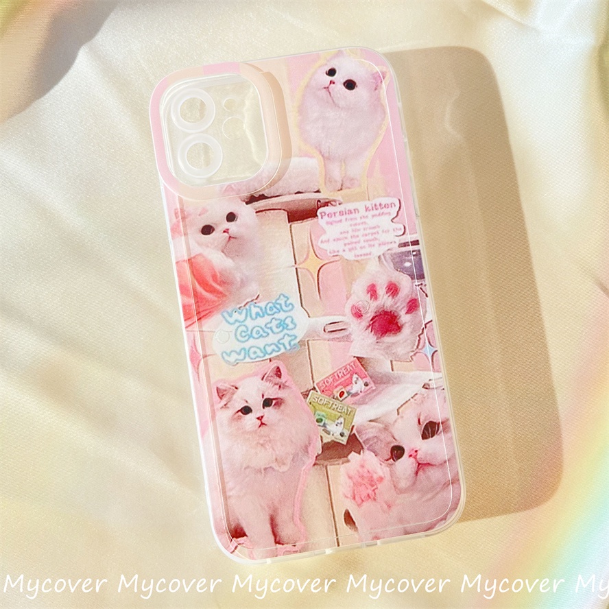 Ốp Điện Thoại Silicone Mềm Chống Sốc In Hình Mèo Ragdoll Cho iPhone 11 12 13 14 Pro Max X Xr Xs 8 7 6 Plus SE 2020