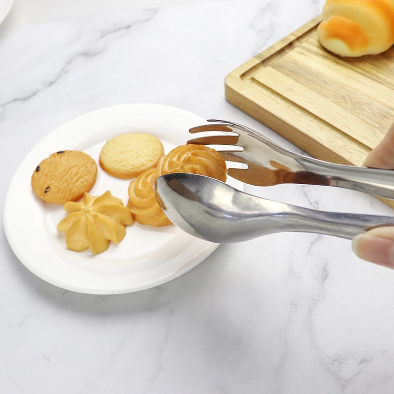 Kẹp Gắp Bánh Mì / Salad Bằng Thép Không Gỉ