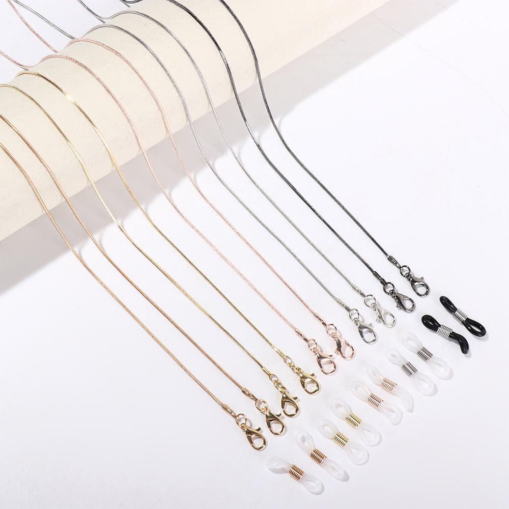 Dây Xích Kim Loại Đeo Mắt Kính Màu Bạc Cá Tính 2life