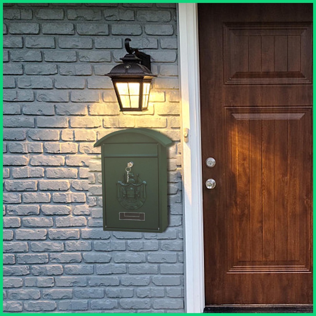 Hộp Thư Gắn Tường Bằng Kim Loại Sức Chứa Lớn Tiện Dụng