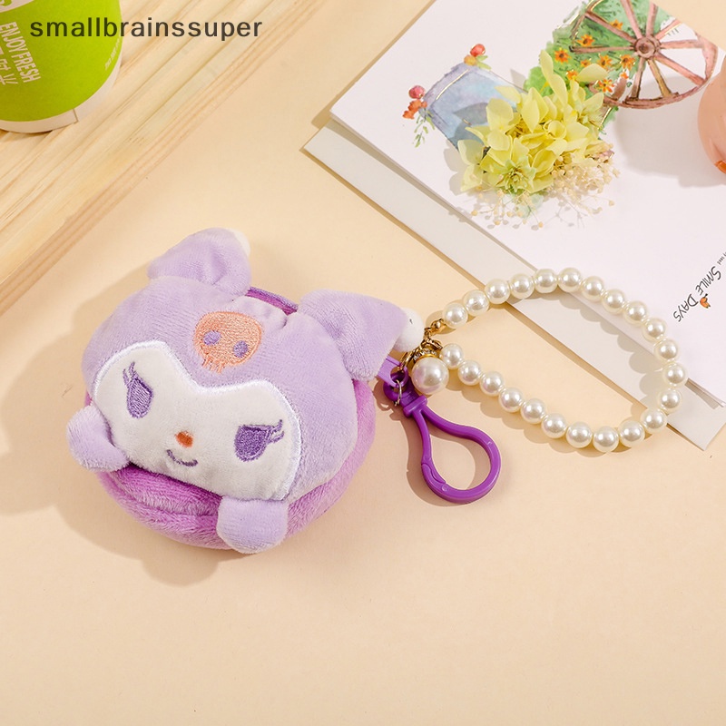 Móc Khóa Nhỏ Hình Sanrio Cinnamoroll Kuromi Melody Nhồi Bông Kèm Ví Tiền Xu Đáng Yêu Dành Cho Bé Gái SBS