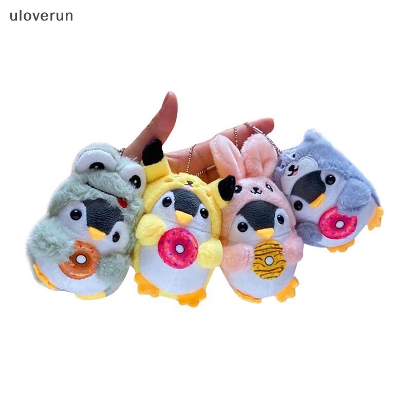 Móc Khóa Hình Chim Cánh Cụt Nhồi Bông Xinh Xắn Dễ Thương