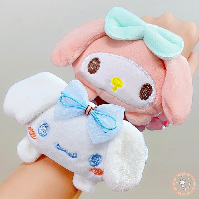 Dây Buộc Tóc Đuôi Ngựa Bằng Da Họa Tiết Hoạt Hình Dễ Thương