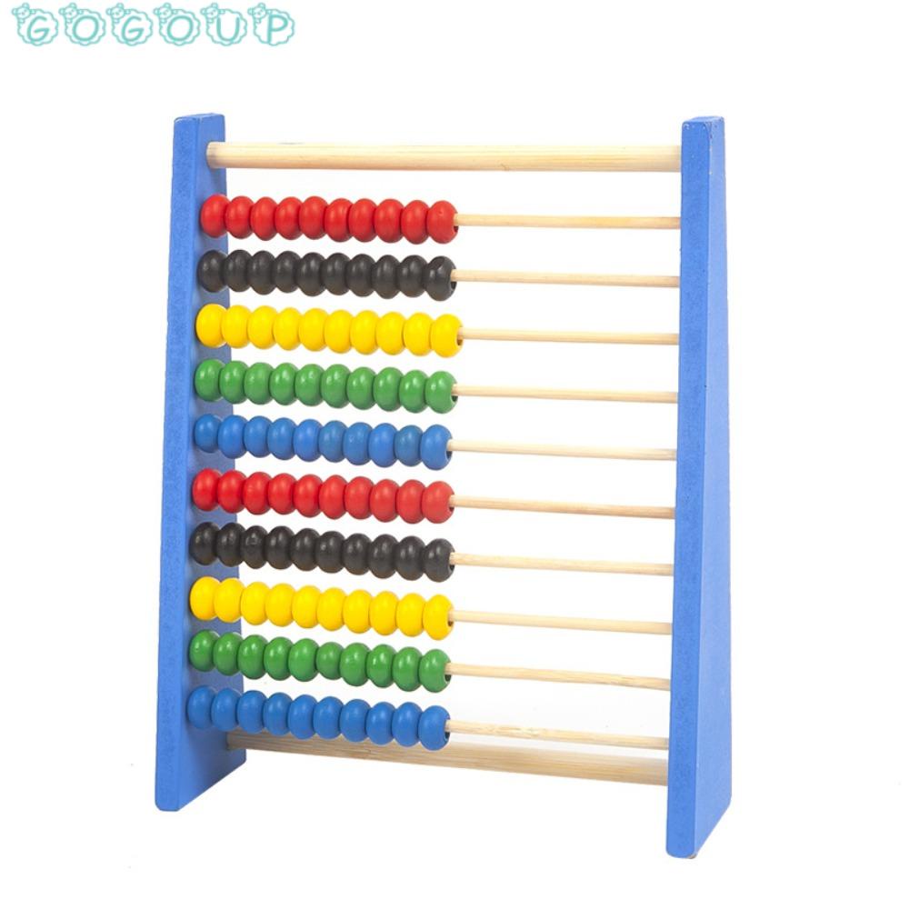 GOGOUP Bàn Tính Gỗ Đồ Chơi Phát Triển Trí Thông Minh Cho Trẻ Em