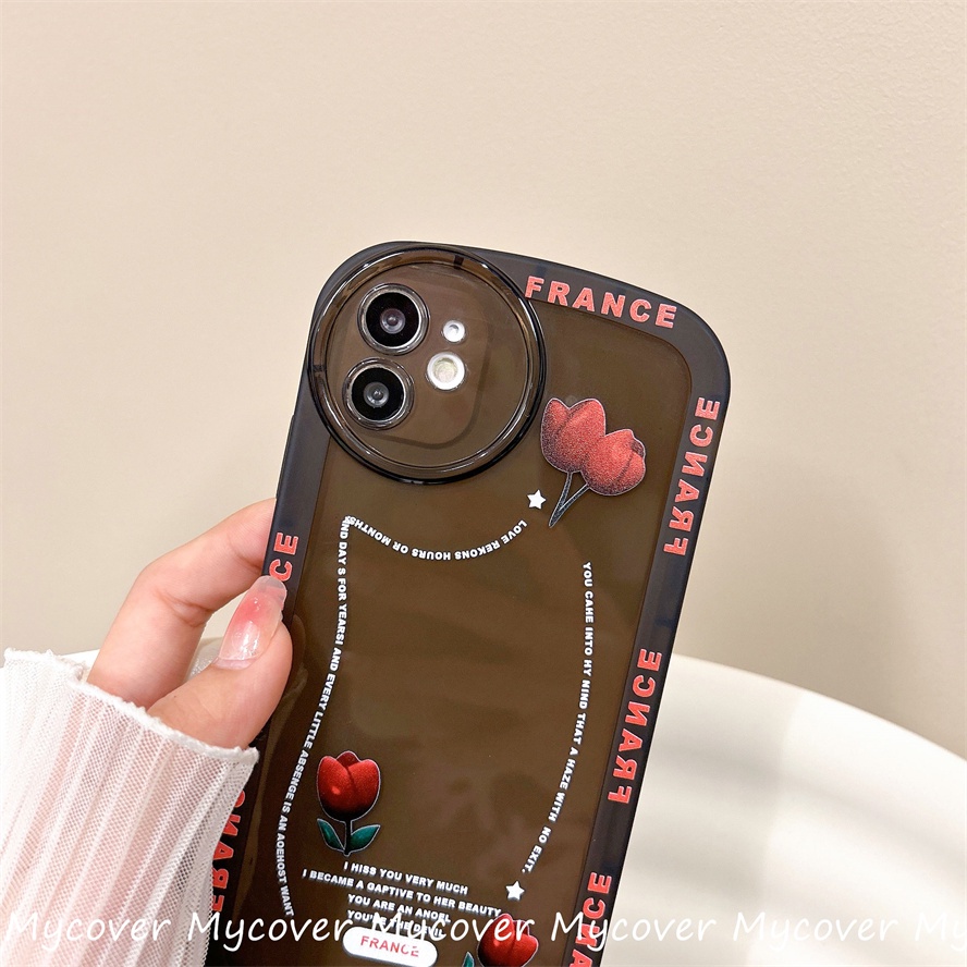 Ốp Điện Thoại Silicon Mềm Họa Tiết Hoa Bảo Vệ Cho iPhone 11 13 12 14 Pro Max X XR Xs Max 6 7 8 Plus