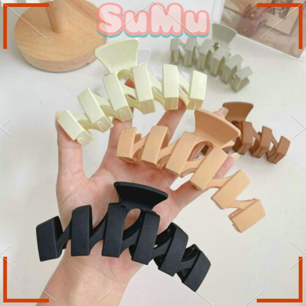 SUMU Set 3 Kẹp Tóc Cá Mập Bằng Acrylic Thời Trang