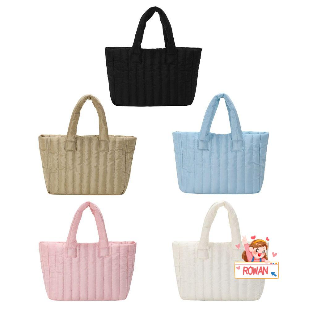 ROWANS Túi Xách Đeo Vai Cỡ Lớn Chất Liệu Cotton Thời Trang Dành Cho Nữ