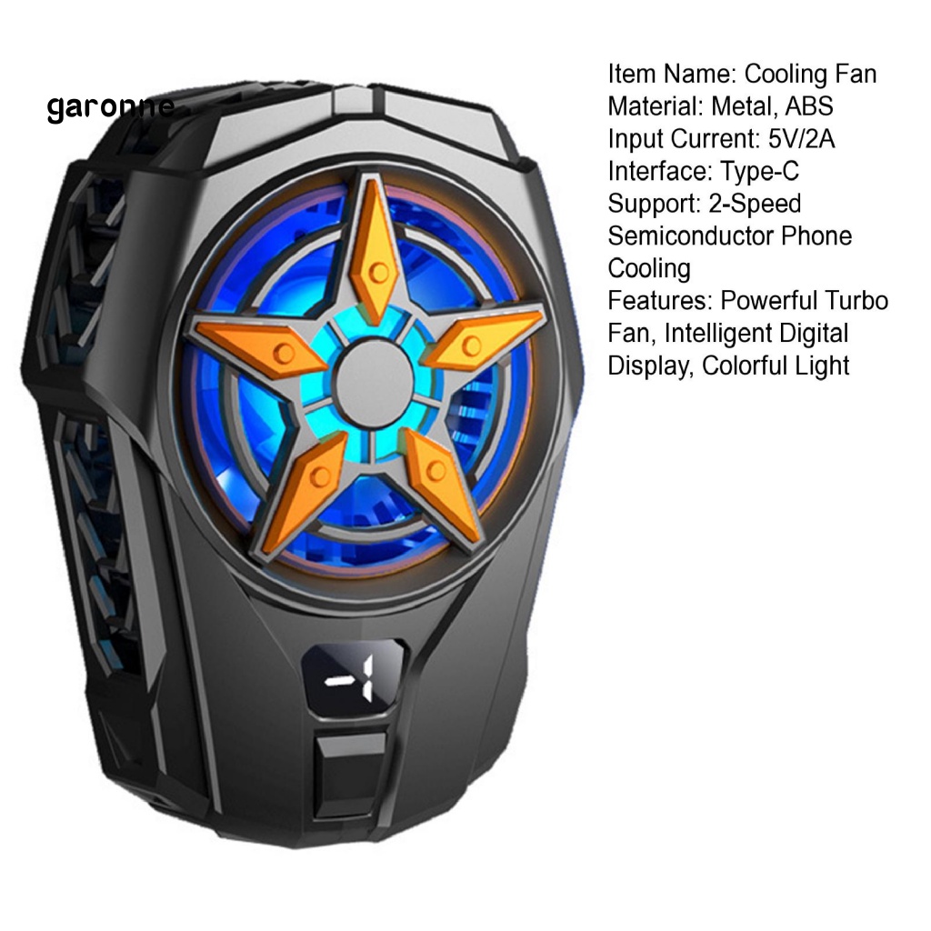 Khung Tản Nhiệt Bán Dẫn Điện Thoại 2 Trong Một Màn Hình Kỹ Thuật Số Tiếng Ồn Thấp Có Đèn Nhiều Màu GAR SL09