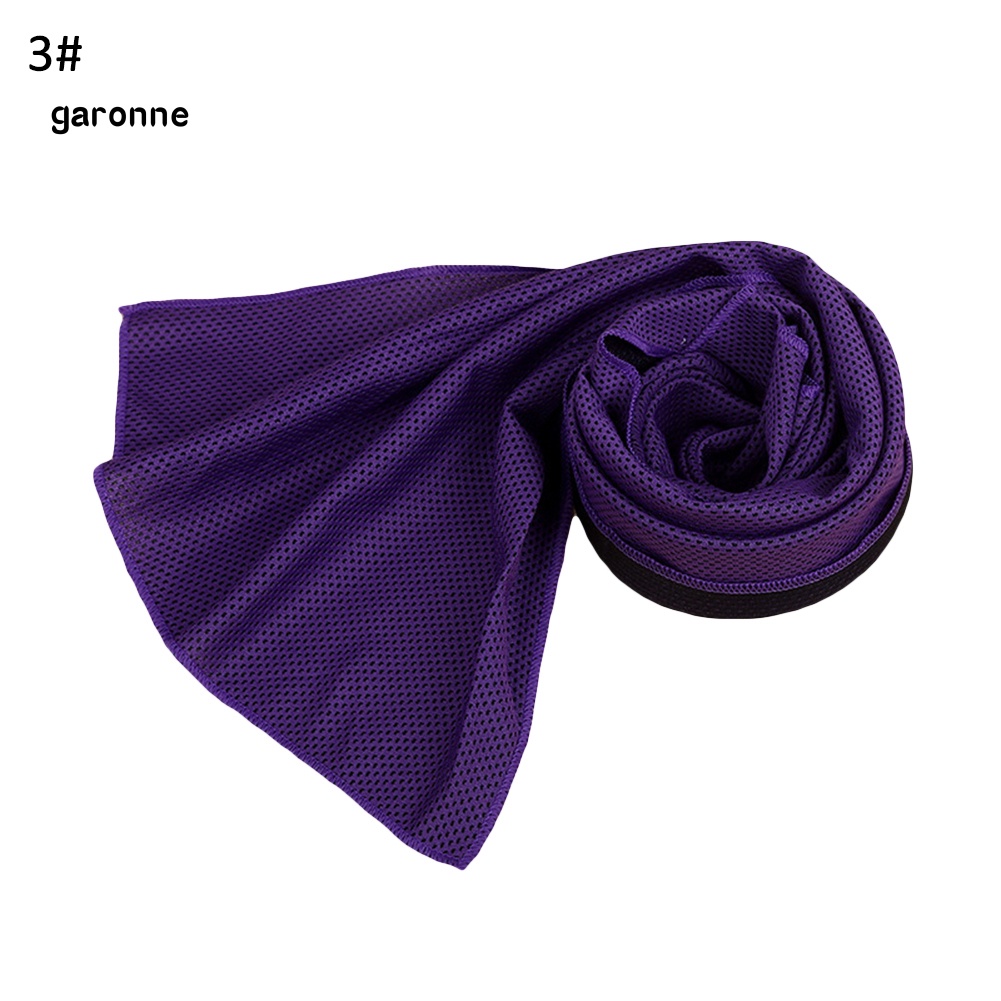 Khăn Lưới Màu Trơn Làm Mát Mùa Hè Đa Ứng Dụng