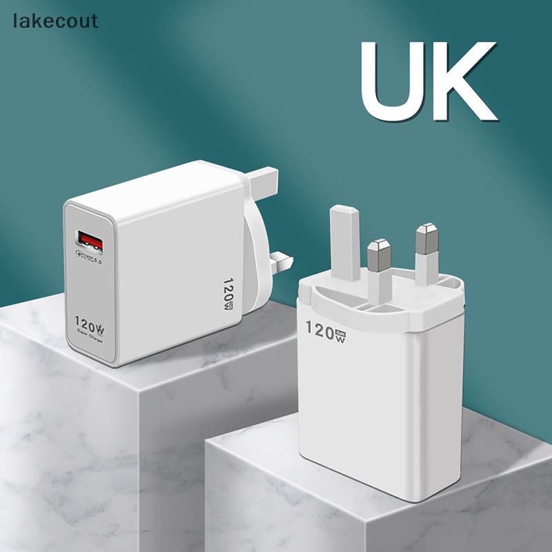 Củ Sạc Nhanh lt 120W Cổng USB Cho iPhone Xiaomi Samsung hye