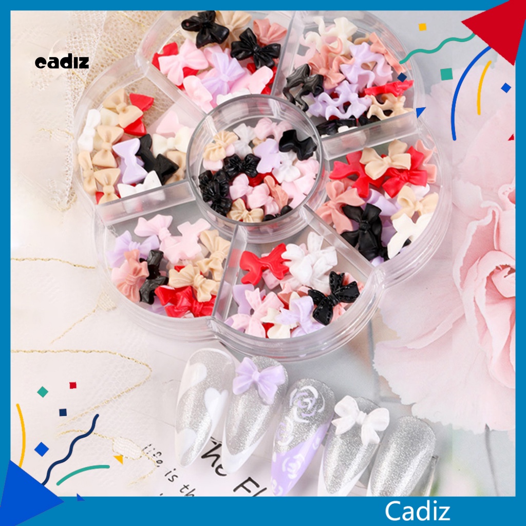 Phụ Kiện Trang Trí Móng Nghệ Thuật Hình Nơ 3D DIY