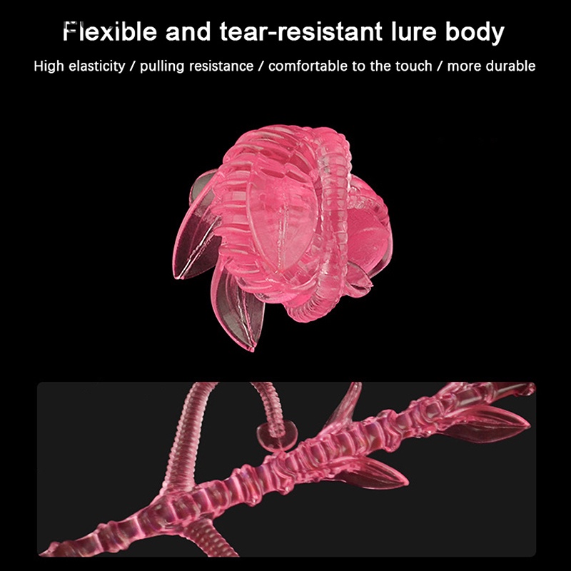 Set 20 Mồi Câu Cá Giả Hình Tôm Mềm 63mm 2.5g Chuyên Dụng