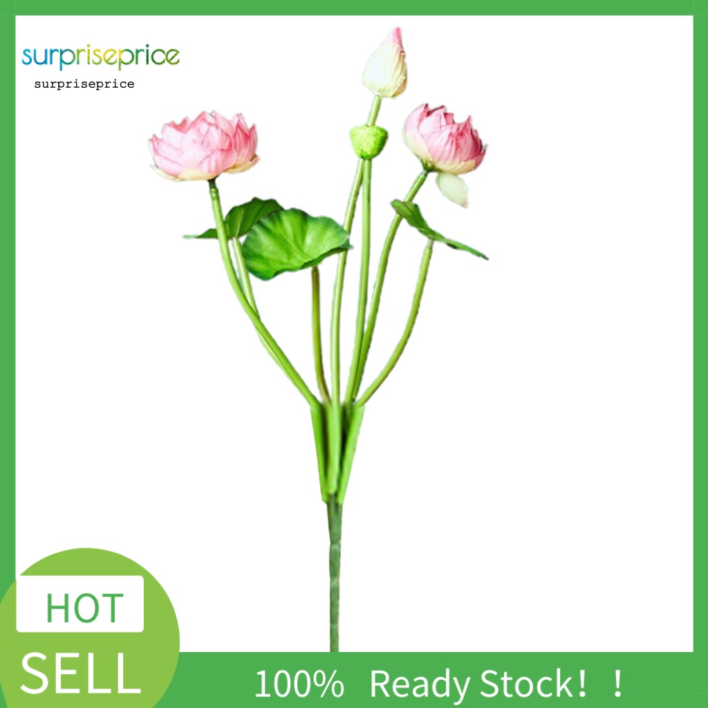 Bó Hoa Khô Nhân Tạo Bằng Lụa Tự Nhiên Dùng Trang Trí Nhà Cửa