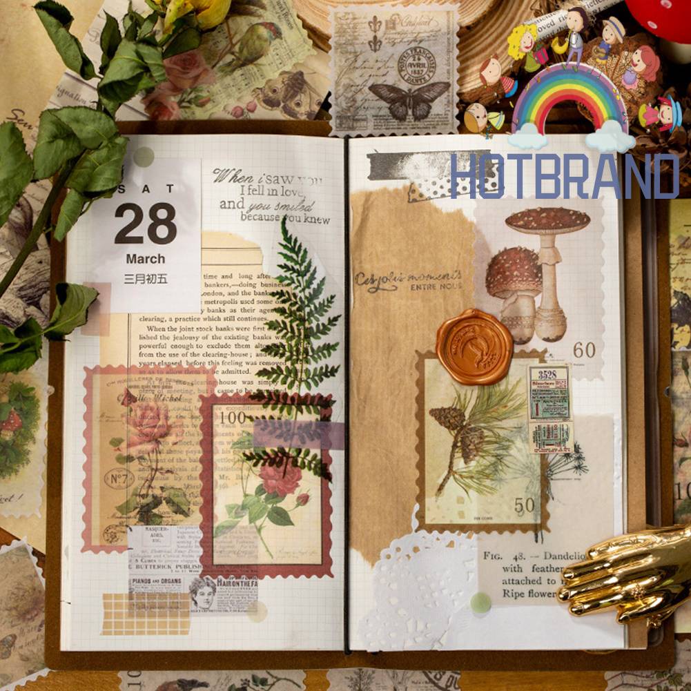 Miếng Dán Trang Trí Sổ Tay Nhiều Màu Dễ Thương Cho Học Sinh