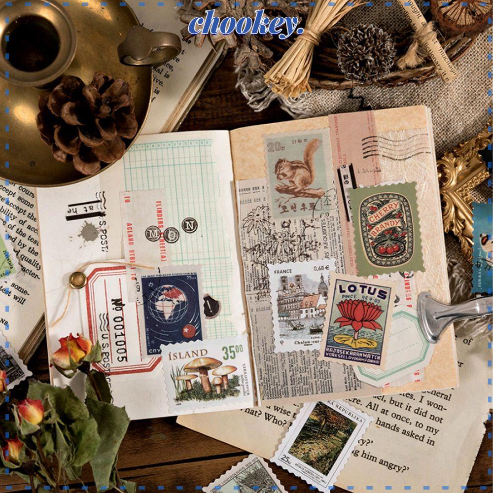 CHOOKEY Bộ 46 Hình Dán Trang Trí Nhật Ký Series 2