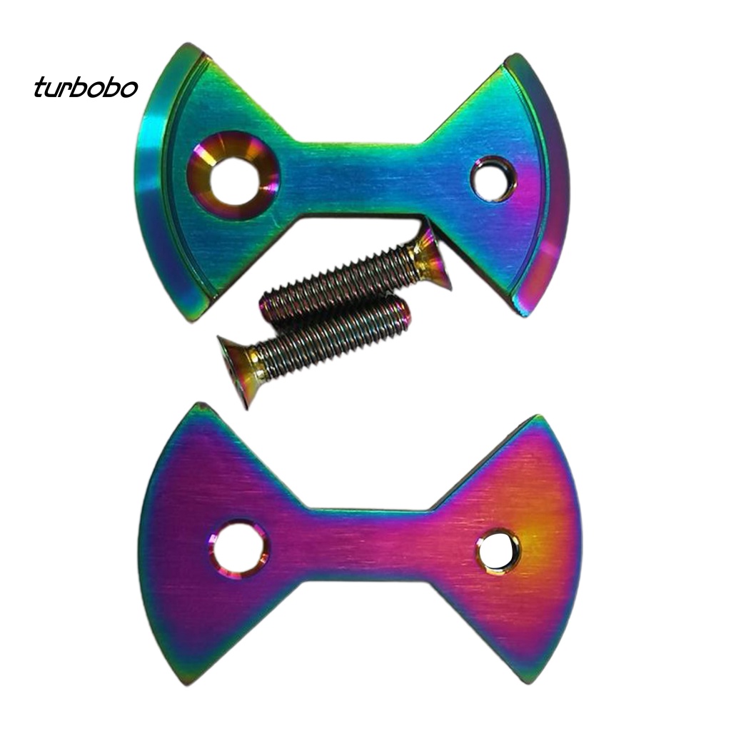 Set 2 Tấm Khóa Pê Đan Bằng Hợp Kim Titan Thay Thế Cho Xe Đạp Leo Núi