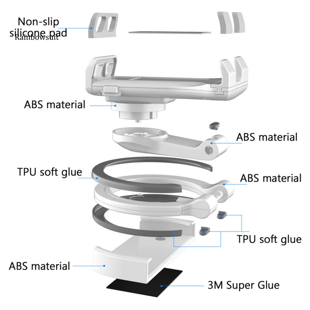 Giá Đỡ Điện Thoại / Máy Tính Bảng Bằng PC Để Bàn Tùy Chỉnh Tiện Dụng