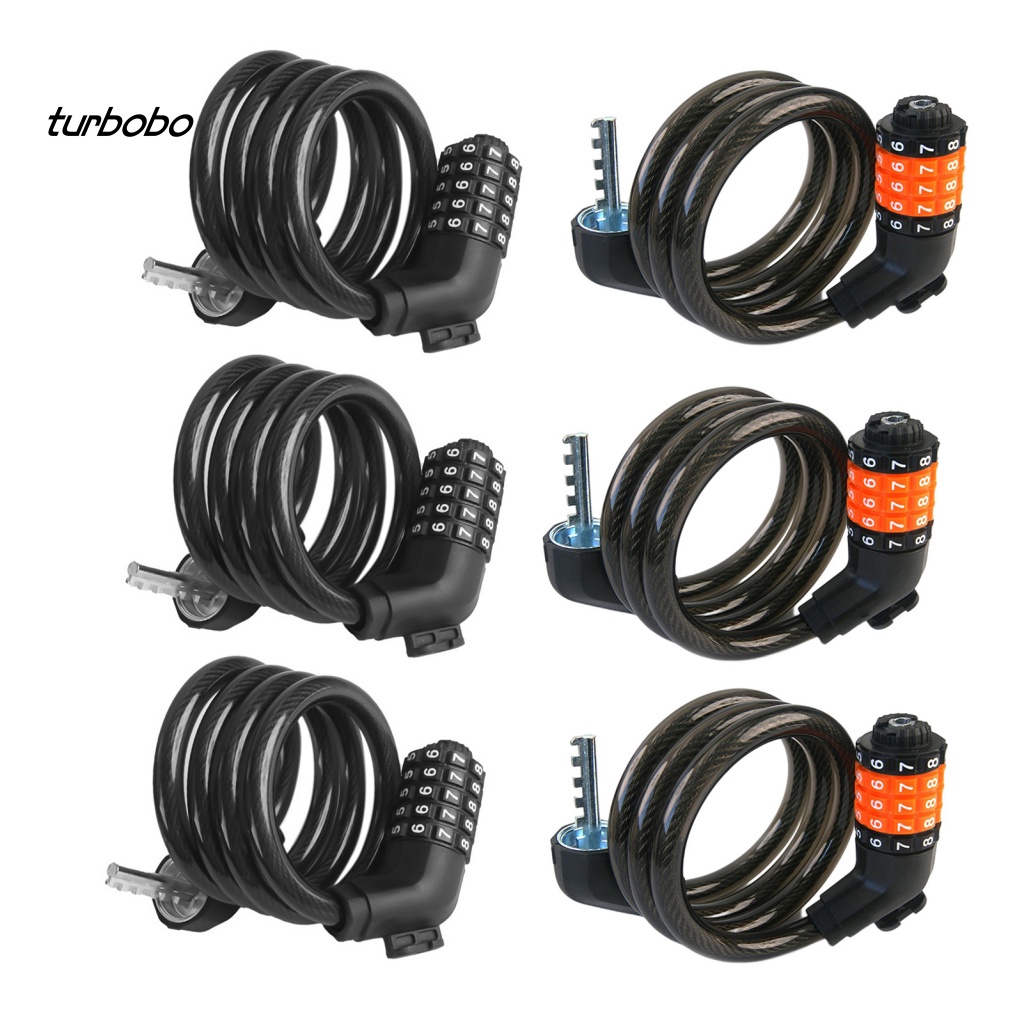 Khóa Xe Đạp Bằng ABS Năm Mật Khẩu Độ Bền Cao Không Vỡ Chống Thấm Nước