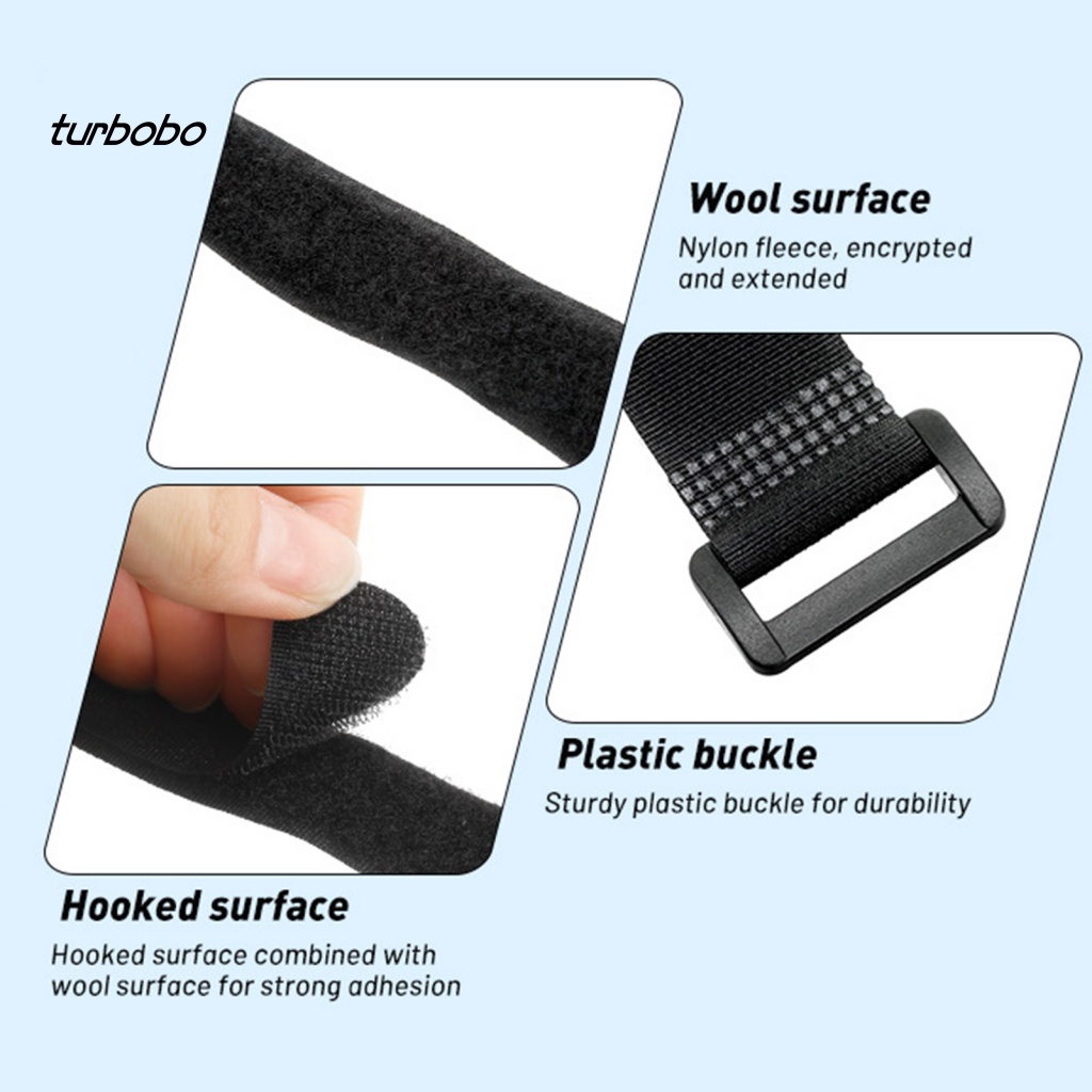 Set 5 Dây Khóa Cố Định Tay Lái Xe Đạp Bằng Nhựa Chống Mòn Đa Năng