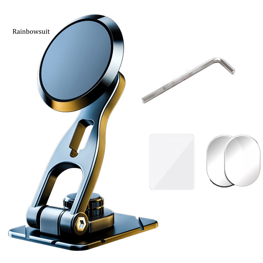 Giá Đỡ Điện Thoại Từ Tính Xoay 360 Độ Không Cần Khoan Lỗ Có Thể Gập Lại Tiện Dụng Cho Xe Hơi