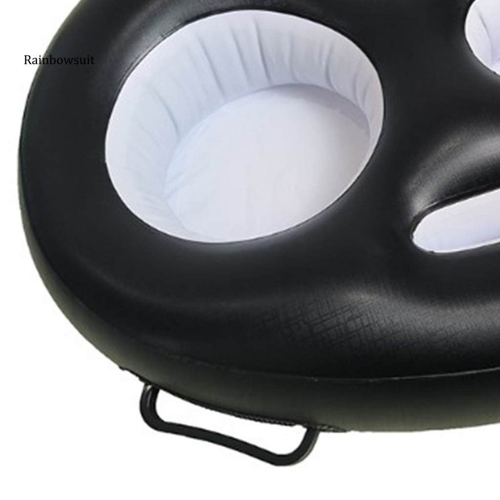 Phao Bơi PVC 8 / 9 Lỗ Có Tay Cầm Di Động Tiện Dụng