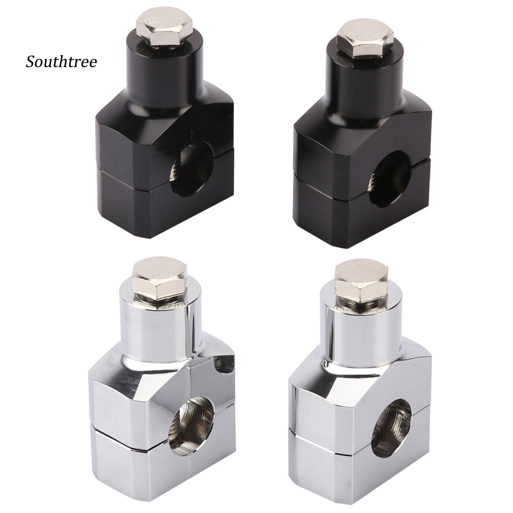 Bộ 2 Khung Gắn Tay Lái Xe Máy Có Lỗ Bằng Chrome 22mm