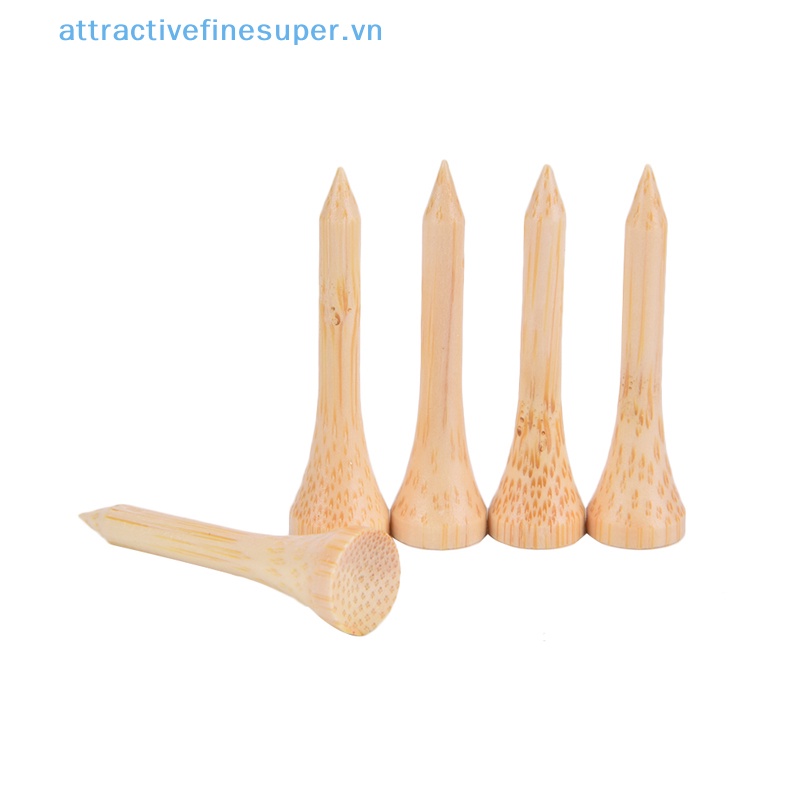 Set 100 Giá Đỡ Bóng Golf Bằng Gỗ Tre 4 Kích Cỡ