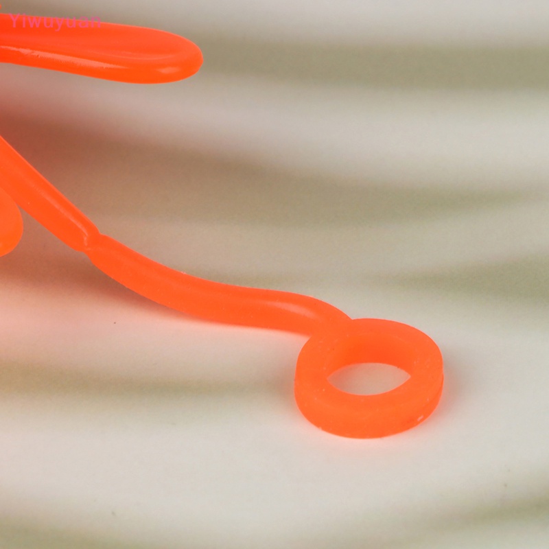 < Yiwuyuan > Đồ Chơi Bóng Mềm Co Giãn Hình Thỏ Nhỏ Phát Sáng Nhiều Màu Sắc Làm Quà Tặng Phục Sinh Cho Trẻ Em