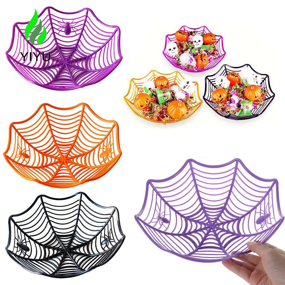YIYU Tô Đựng Trái Cây Hình Nhện Độc Đáo Trang Trí Tiệc