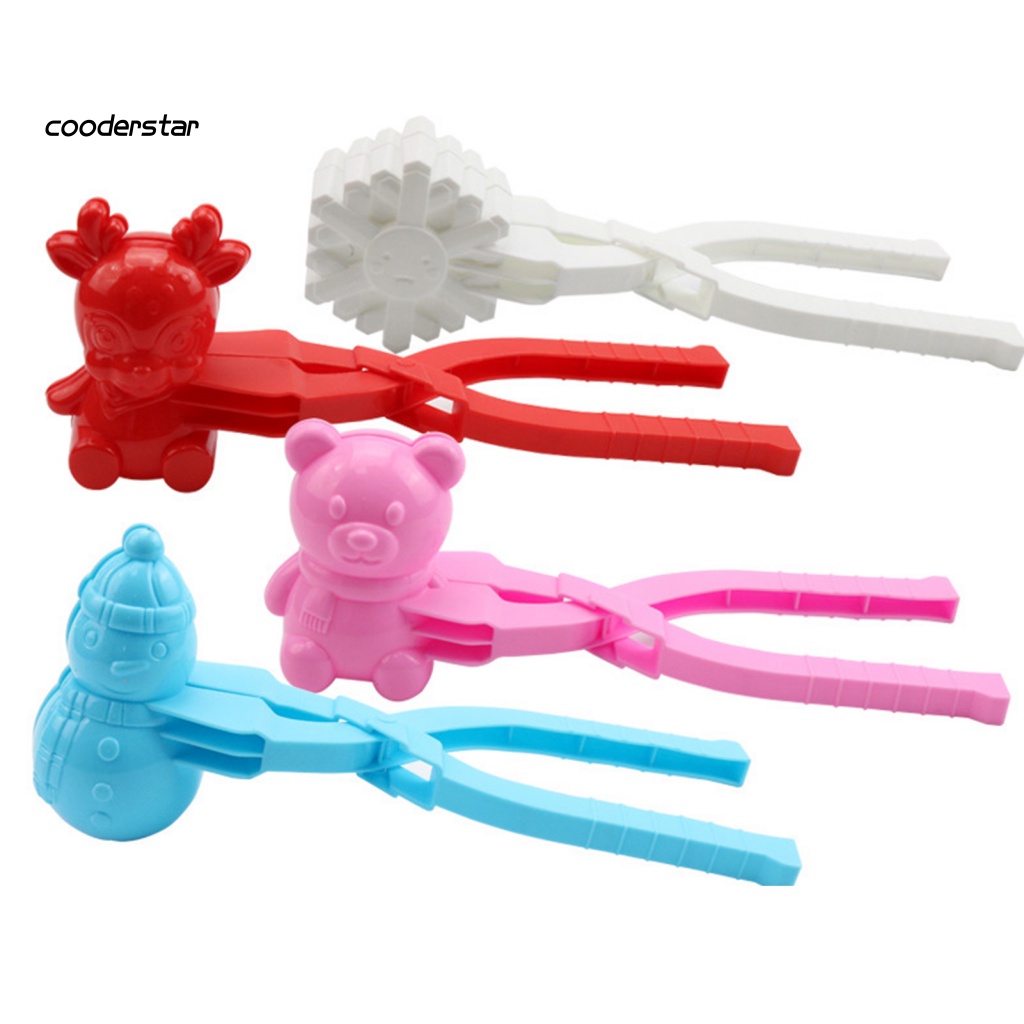 1 Bộ Kẹp Làm Quả Cầu Tuyết Chịu Nhiệt Độ Thấp Họa Tiết Hoạt Hình Giải Trí Vào Mùa Đông Cho Bé