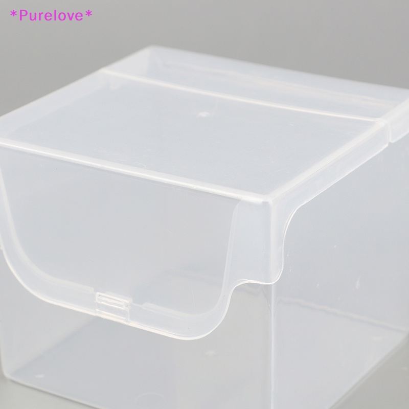 Hộp Đựng Bưu Thiếp Nắp Lật Trong Suốt Để Bàn Cỡ Lớn Tiện Dụng Mới