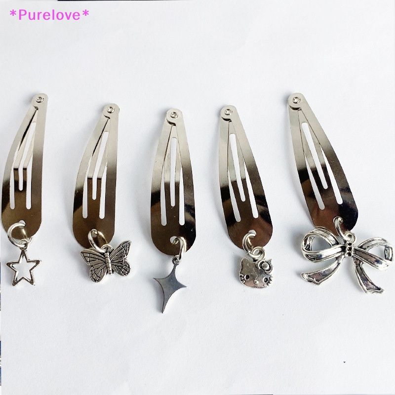 Kẹp Tóc Kim Loại Y2K Thời Trang Vintage Cho Nữ Mới