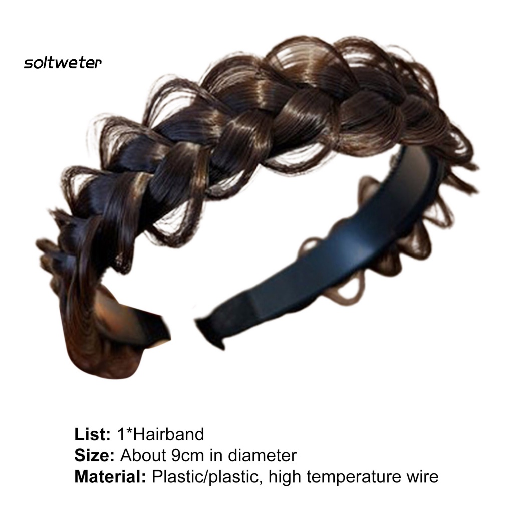 Cài Tóc Giả Thắt Bím Phong Cách Bohemia Cho Nữ