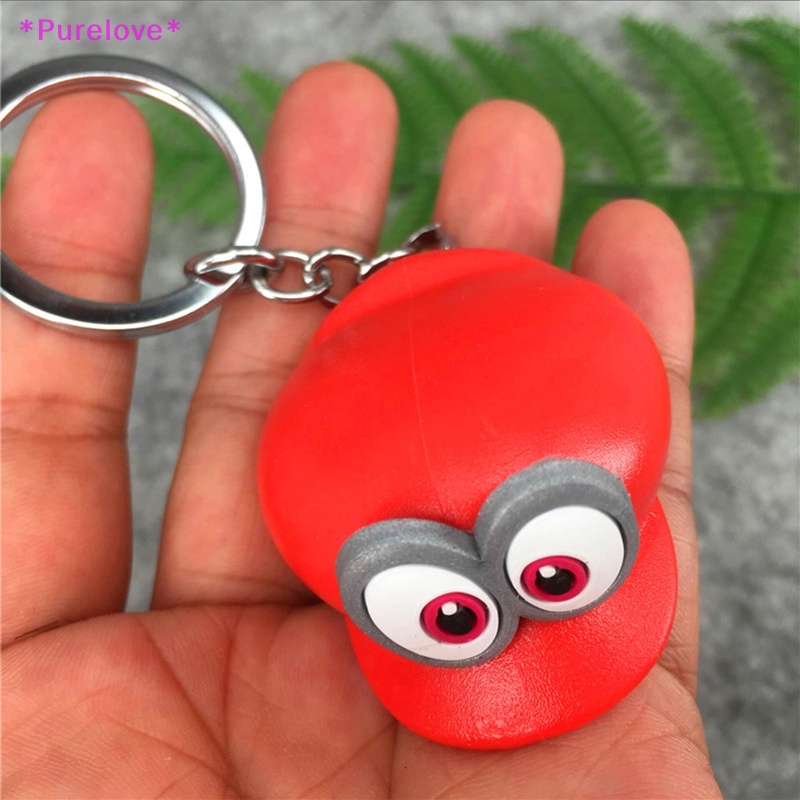 Móc Khóa Hình Nón 3D Bằng Nhựa PVC Mềm Độc Đáo Mới