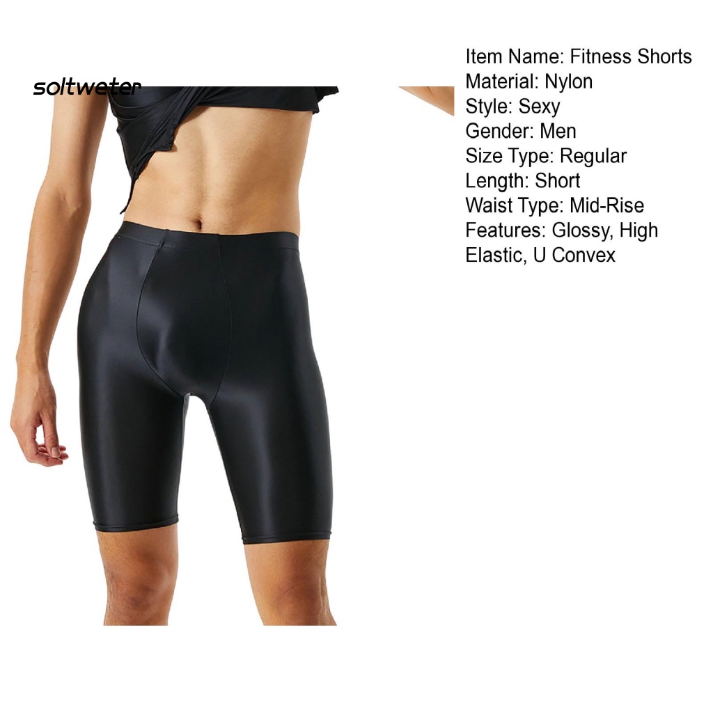 Quần Short Lưng Thun Co Giãn Màu Sắc Thời Trang Quyến Rũ Cho Nam