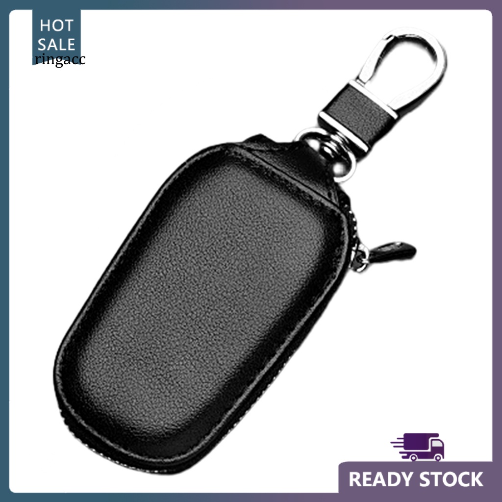 Vỏ Bọc Chìa Khóa Điều Khiển Từ Xa Có Móc Kim Loại Chống Bụi Tiện Dụng Cho Xe Hơi