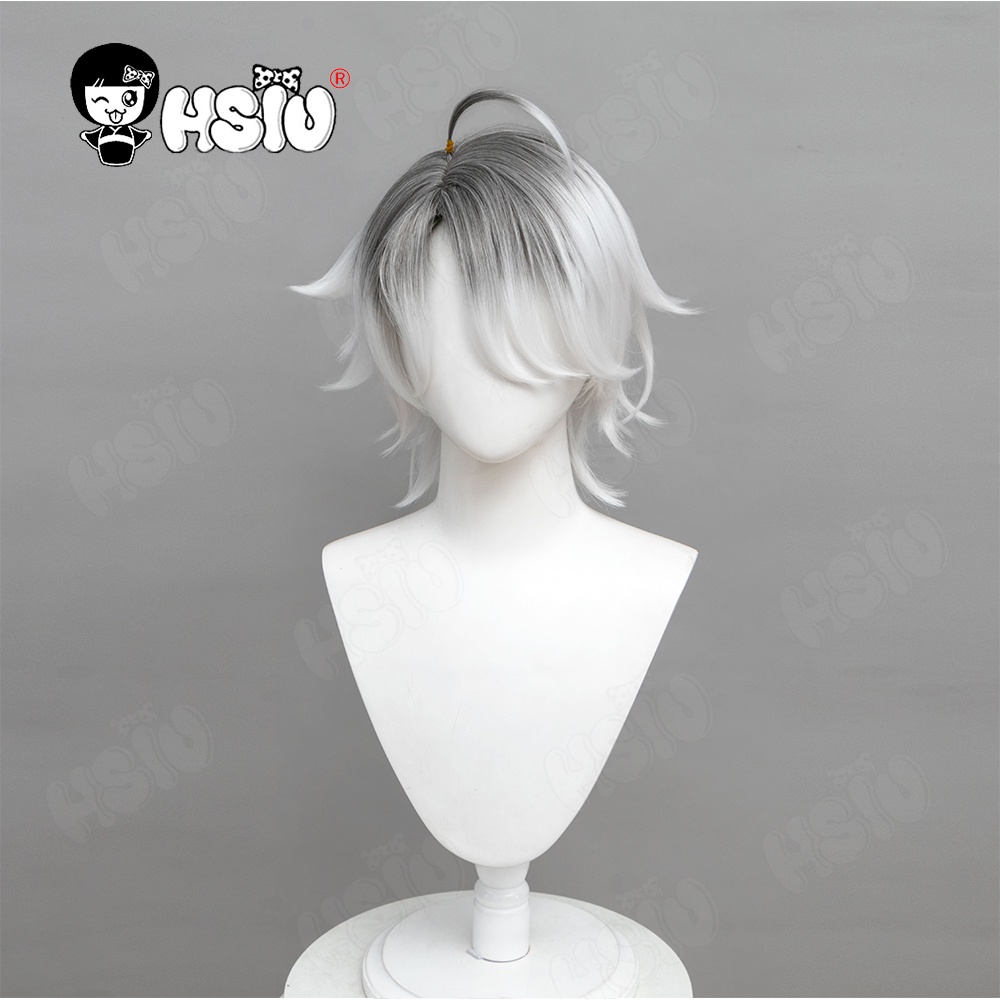 Bộ Tóc Giả Ngắn 35cm + Mũ Đội Hóa Trang Nhân Vật Game Identity V Emil