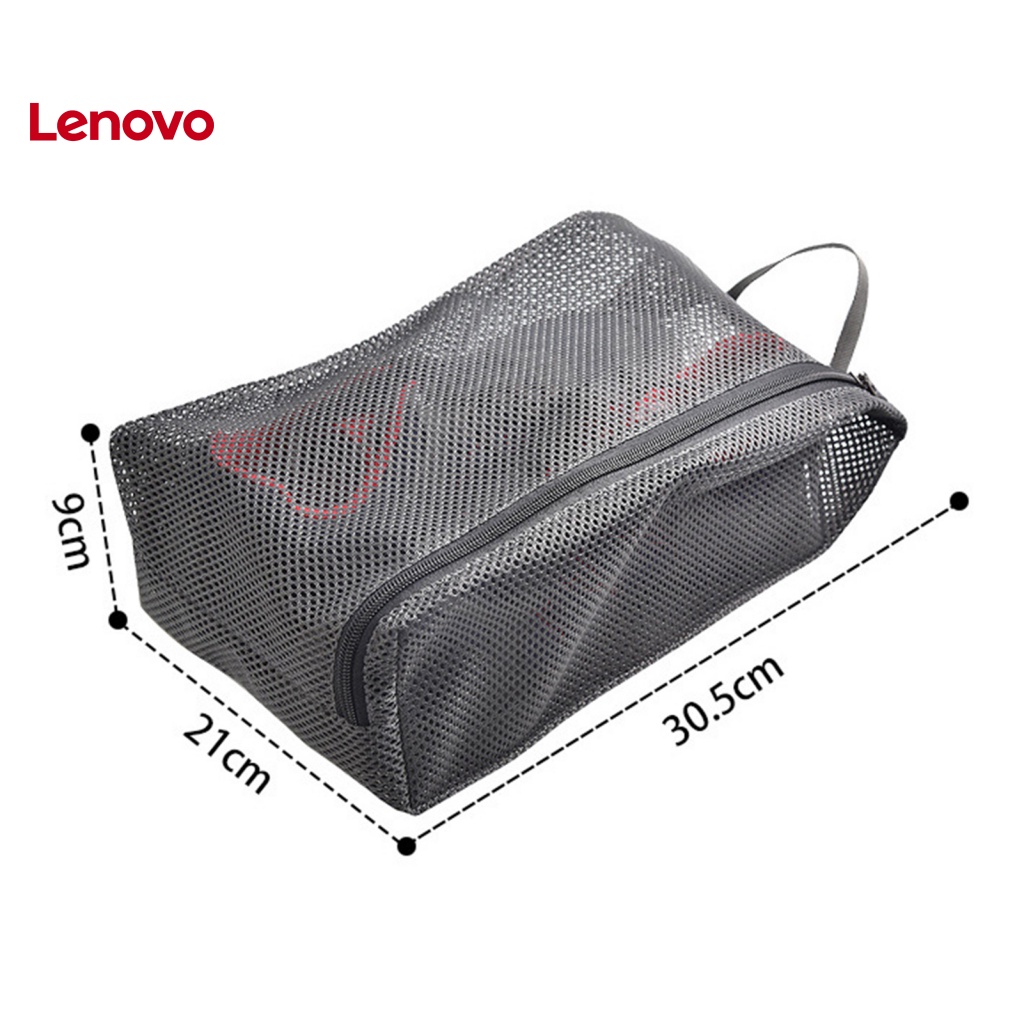 Túi Đựng Giày Bằng Vải Lưới Thoáng Khí Chống Mài Mòn Thiết Kế Khóa Kéo Họa Tiết Hoa Hướng Dương