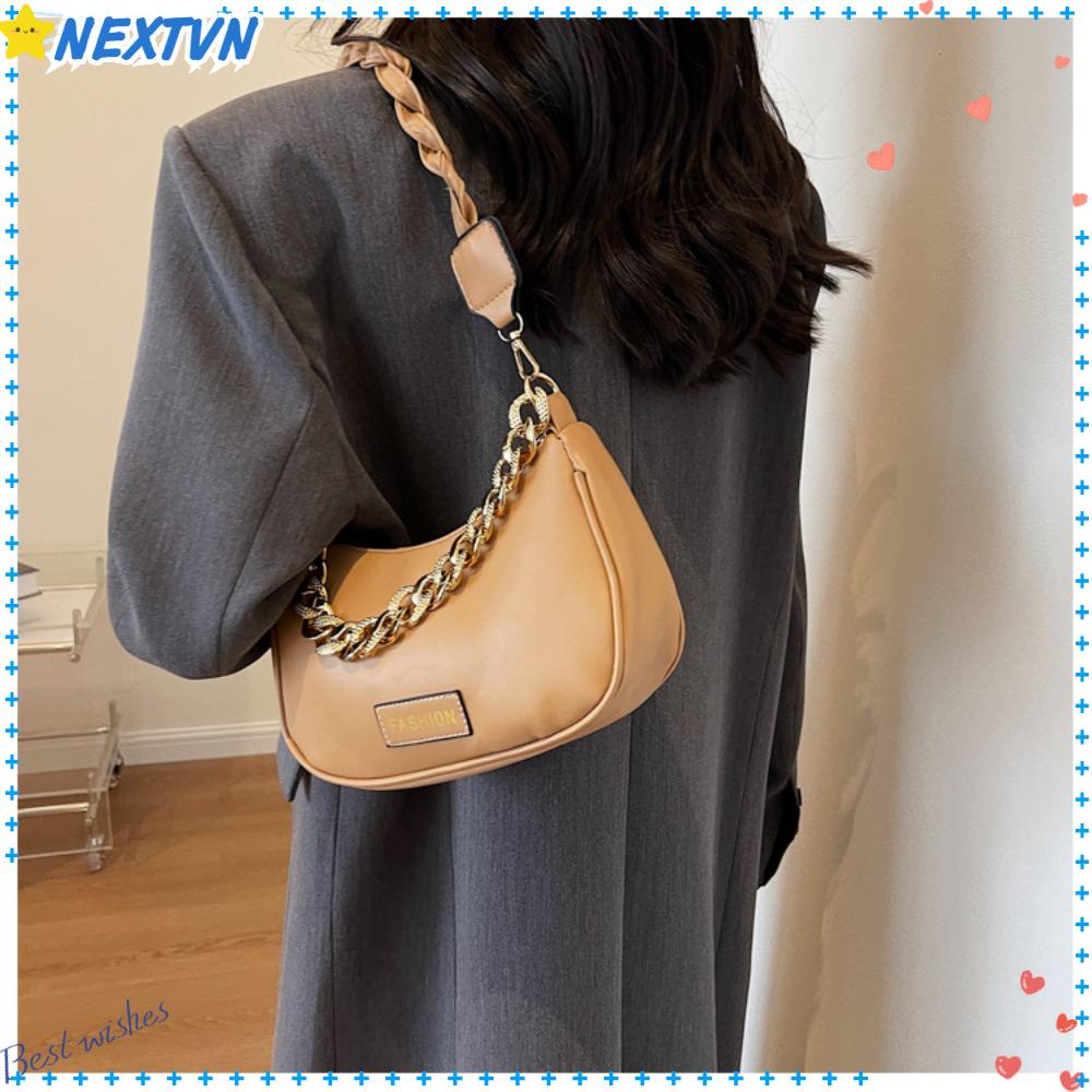 NEXTVN Túi Xách Đeo Vai Màu Sắc Thời Trang Vintage Dành Cho Nữ