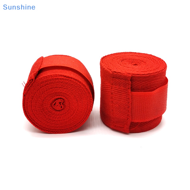 Băng Quấn Cổ Tay Bằng Cotton 2.5M Hỗ Trợ Luyện Tập Muay Thai Boxing