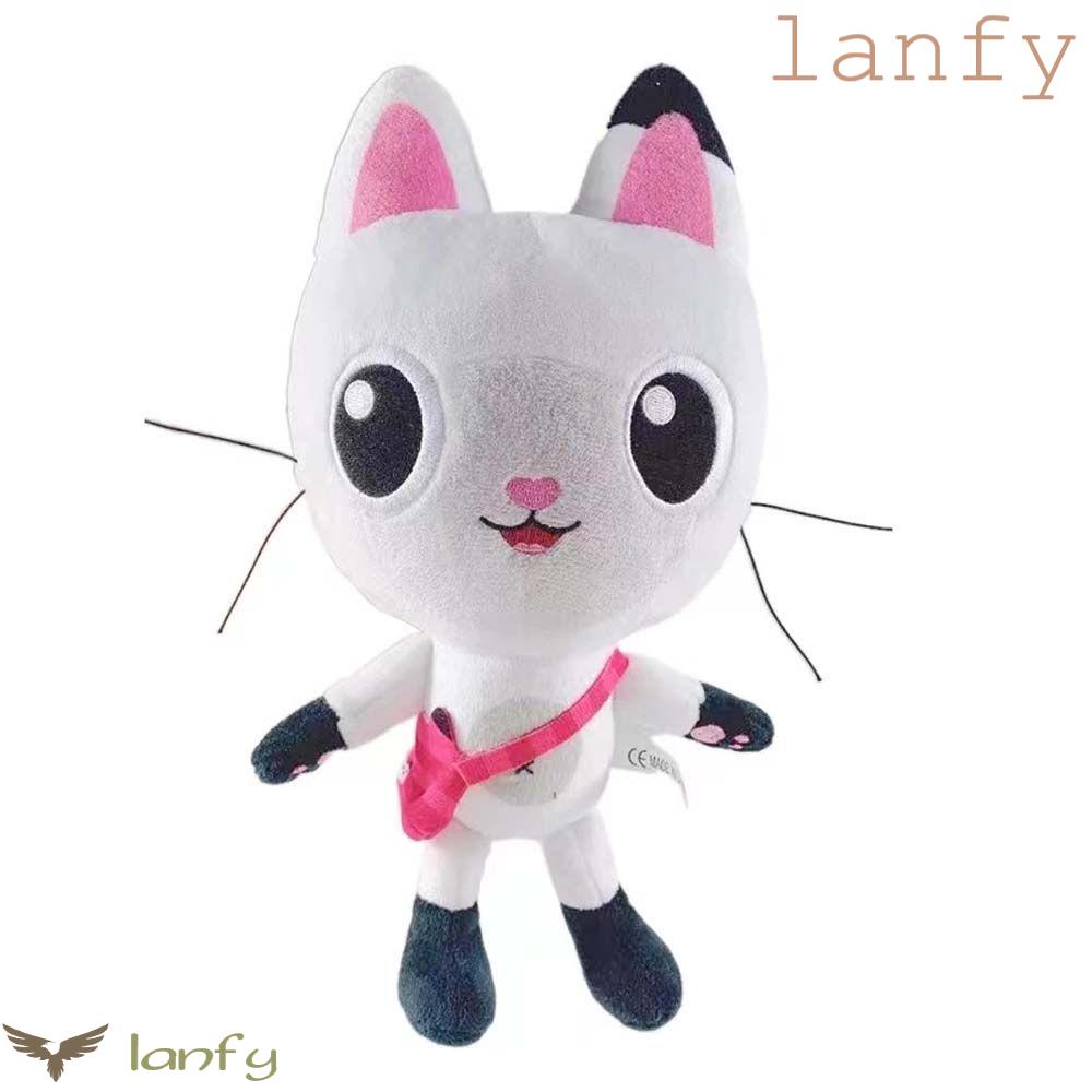 LANFY Mèo Nhồi Bông Mềm Mại Trang Trí Nhà Cửa