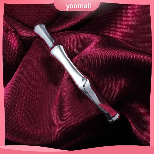 Vòng Tay Dạng Hở Mạ Bạc Hình Cây Tre Thời Trang Cho Nữ