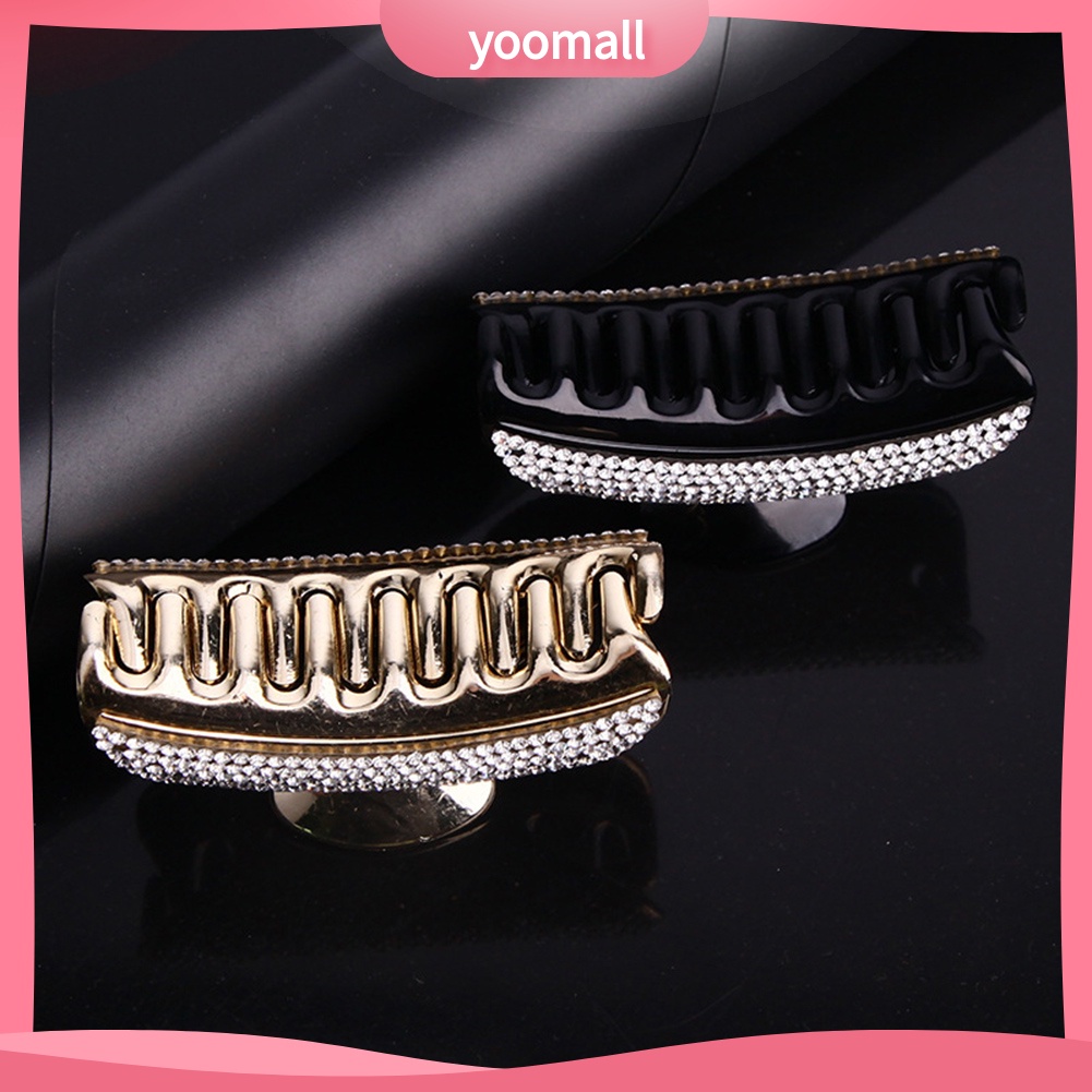 Kẹp Tóc Càng Cua Đính Đá Kim Cương Giả Toàn Diện Cho Nữ