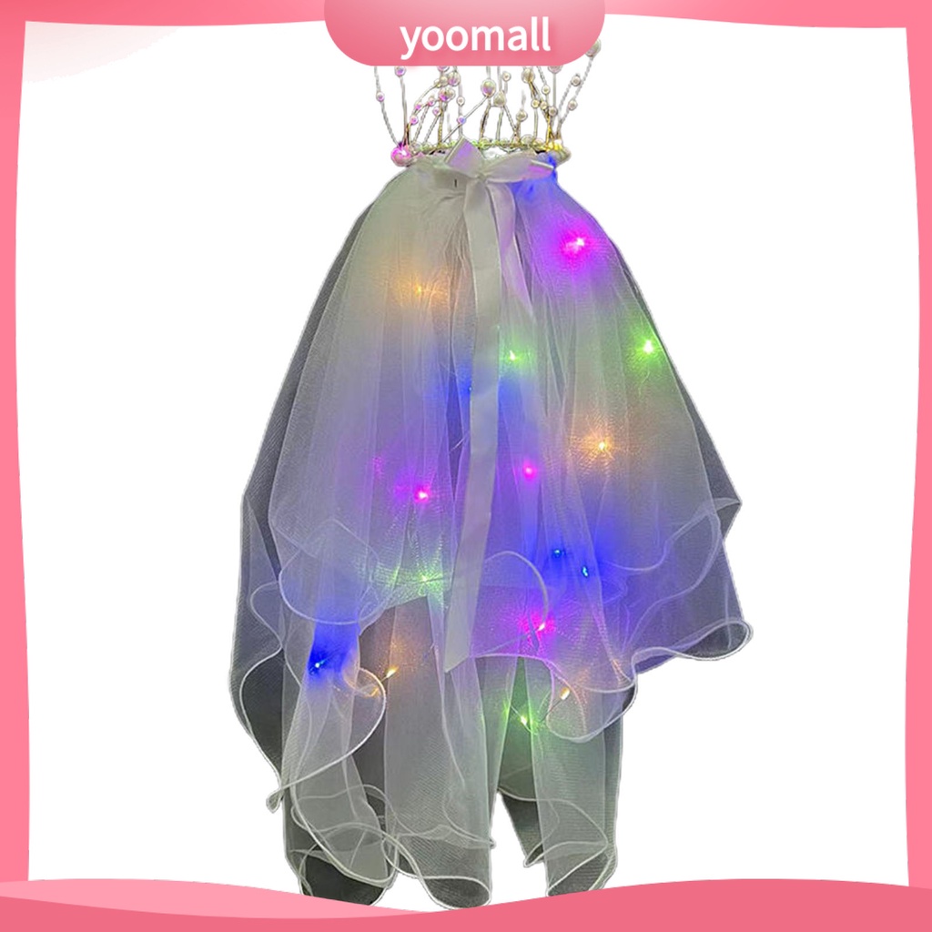 Cài Tóc Hình Vương Miện Hai Lớp Lấp Lánh Cho Bé Gái