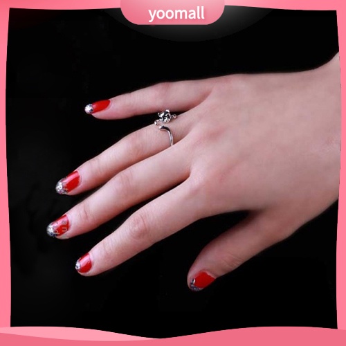 Nhẫn Hở Mạ Bạc Hình Mèo Đính Đá Mắt Mèo Dễ Thương