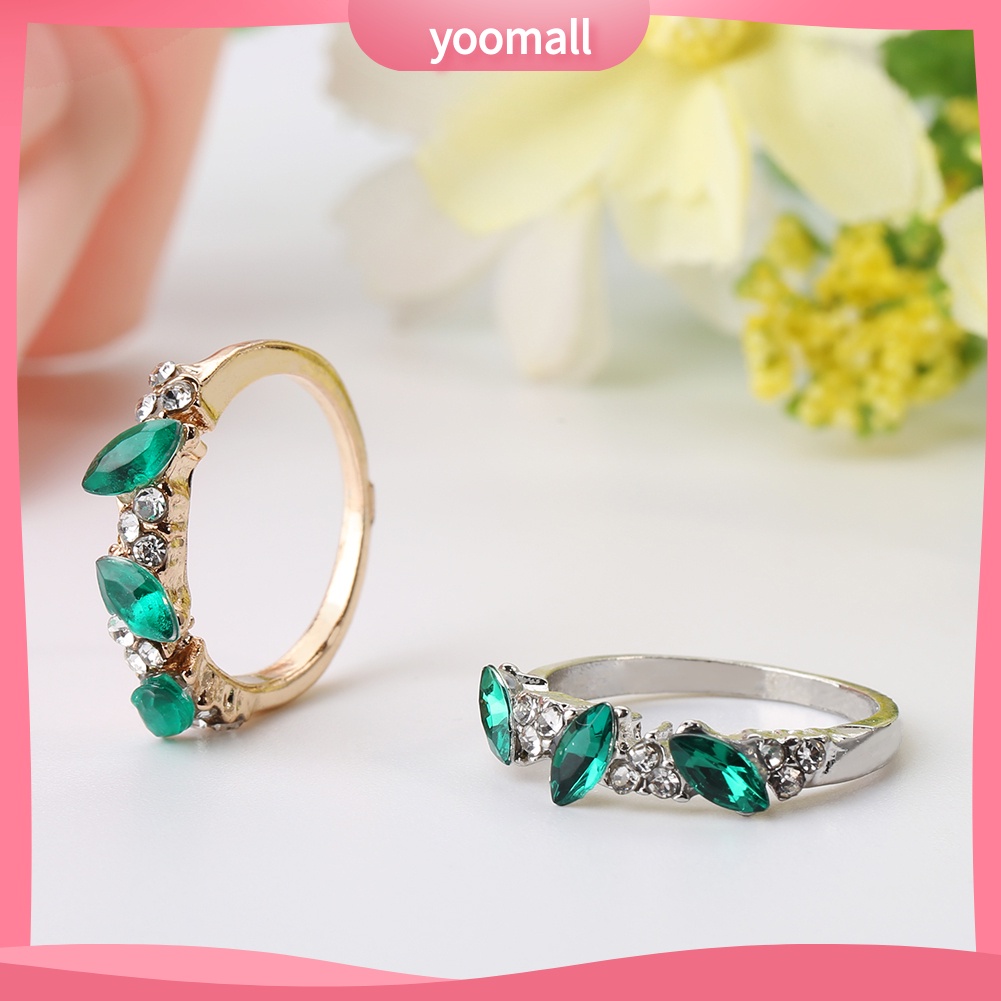 Nhẫn Đính Đá Thời Trang Phong Cách Vintage Dành Cho Nữ