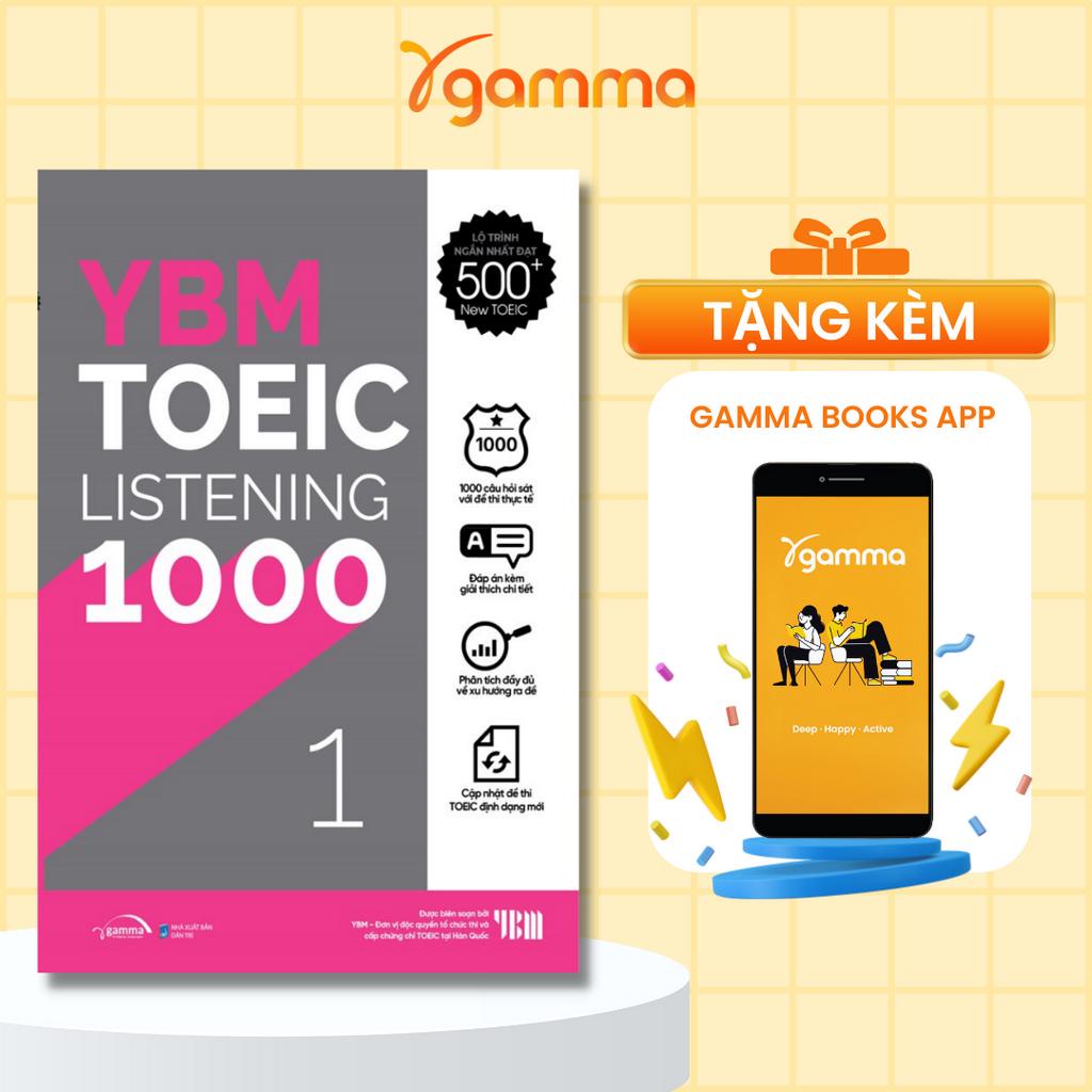 Sách - Combo YBM TOEIC 1000 (Trọn Bộ 4 Cuốn)