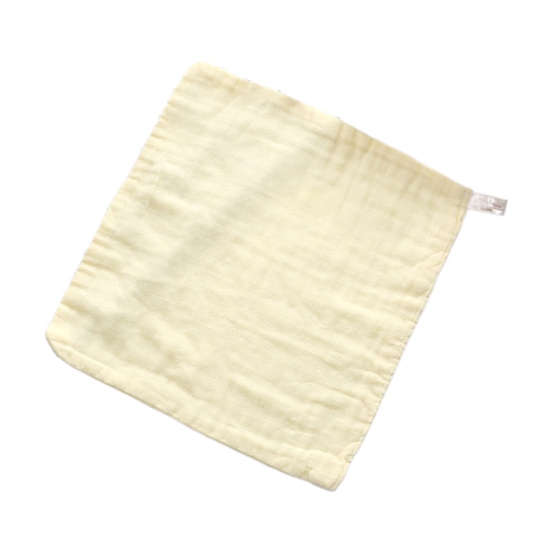 Khăn Tắm / Lau Mặt 6 Lớp Hình Vuông Nhỏ Mềm Mại Thấm Hút Nước Bọt Cho Bé