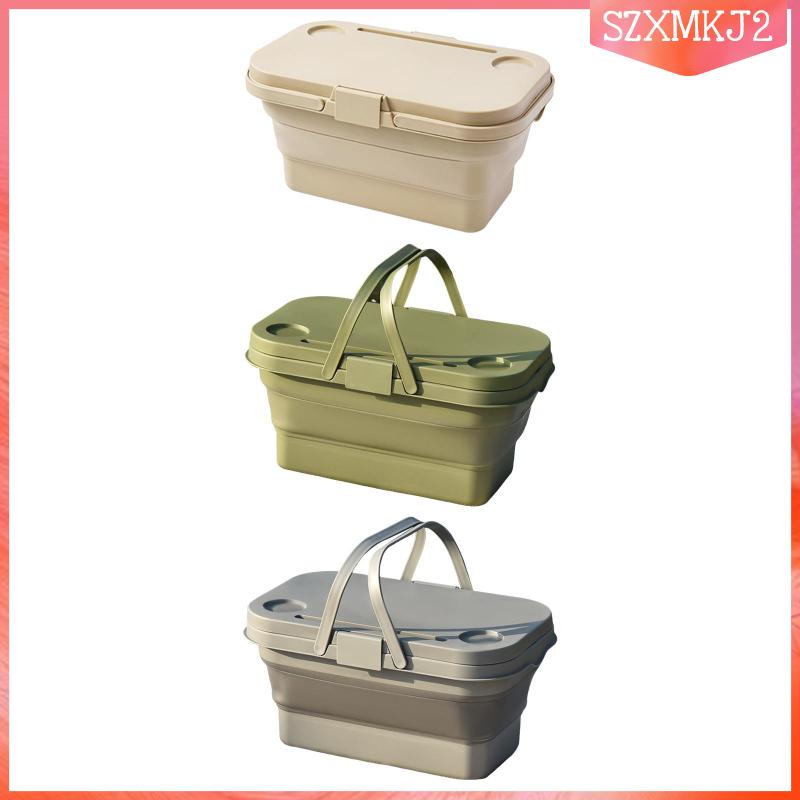 Giỏ Đựng Đồ Dùng Có Thể Gấp Gọn Tiện Dụng Mang Theo Cắm Trại / Dã Ngoại