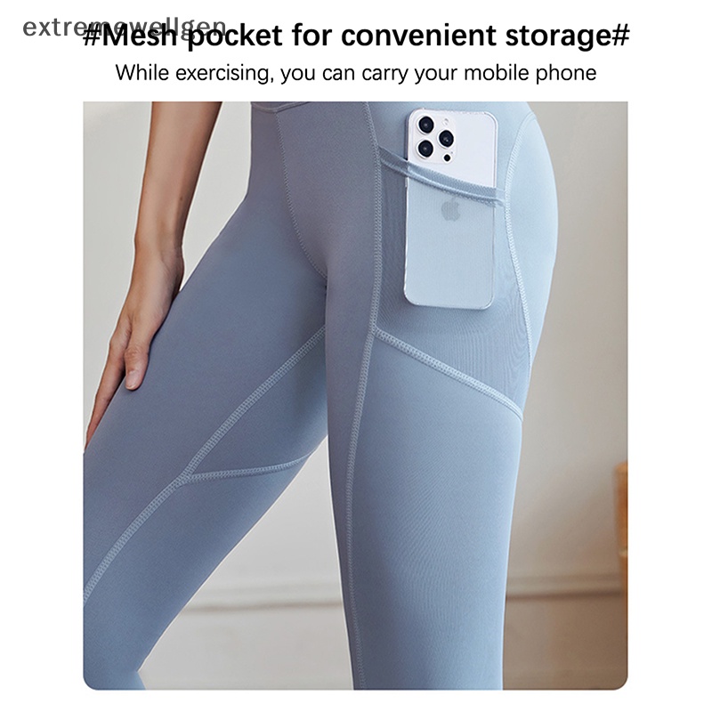 [Cực Tốt] Bộ Đồ Thể Thao Legging Mềm Và Co Giãn Lưng Cao Mặc Ngoài Trời Cho Nữ LLF